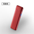 Creative windproof USB electronic fingerprint sensor touch charging double-sided point lighter wholesale 520 factory direct sale. 