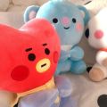 High Quality Kpop BTS Plush Dolls Toy BT21 CHIMMY COOKY TATA SHOOKY MANG KOYA RJ Cute Standing Doll. 