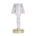 Battery Operated Crystal Diamond Desk LED Lamp, Modern Table Fancy Lamps, Mini Bedside Portable Lamp Shape Home Decor Night Light Bedrooms Tables Wear, Bedside Gift For Bedrooms Decoration, L.E.D Decorative Lights. 
