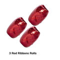 Ribbon Rolls Pack Of 3 For Balloons Decoration - Ribbons For Party Balloons Decore. 
