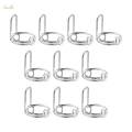 10Pcs Fingernail Rings Daily Wear Detachable Women Gift Halal Set. 
