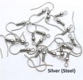 50 Pieces (25 Pairs) | Earrings Hooks Base for Jewelry making | Golden or Silver | Used in DIY Jewelry making Accessories. 