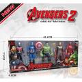 Avengers Assemble 5-Piece Superhero Action Figures Set with Accessories for Kids. 