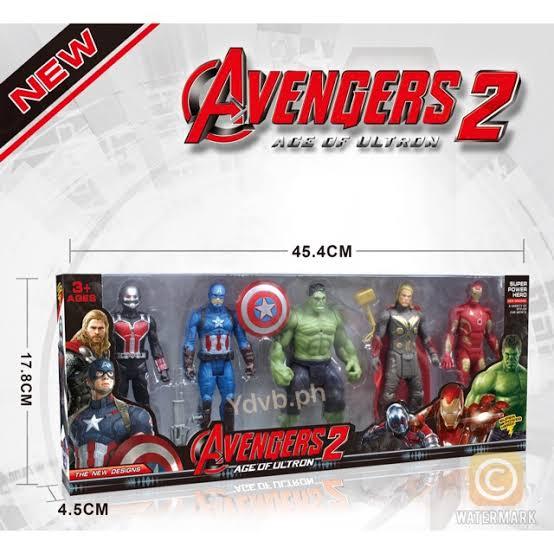Marvel Superheroes Action Figures With Their Special Abilities For Kids - F10613