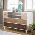 Multiple Front Sideboard and 8-Drawer Dresser with Classic Chester Design - Elegant Wooden Sideboard and Chester Drawer for Versatile Storage. 