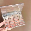 JADED Neon Sixteen Eyeshadow Palette, Korean Light Complexion, Low Saturation, Pseudo Plain Makeup, Pearlescent Matte, Affordable Eyeshadow. 