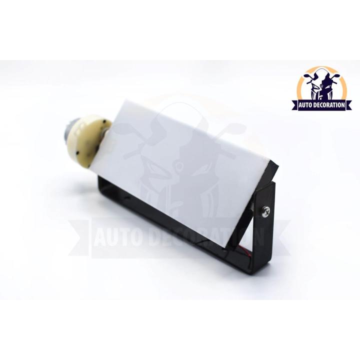 universal double side moving number plate with light for bike fancy rotateing number plate