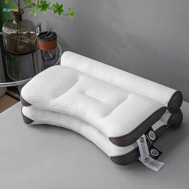 Cervical Pillow Comfortable Neck Pillow for Relaxing Home Accessories Grey