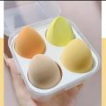 Premium Makeup Sponge Puff Blender With 4 in 1 Storage Box Beauty Blender Puff for Girls Multicolour Design. 