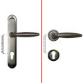 Doganlar PIPO Pure Brass Door Handle. Made in TURKEY. Matt Nickel. Rosette, Plate available.. 