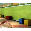3d wallpaper fomic pack of 5 / 3D Brick Wall Sticker Self-Adhesive Foam Wallpaper Panels / 3d wallpaper / self adhesive wall paper / wall panel for room. 