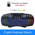 i8 Wireless Keyboard Russian English Hebrew Version i8+ 2.4GHz  Air Mouse Touchpad Handheld for Android TV BOX  Mini PC. 