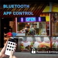 LED Matrix Panel Flexible Screen Display – Bluetooth APP Control LED Matrix Panel For Car – Programmable RGB LED Sign with Custom Text Patterns & Music Rhythm – USB 5V Waterproof Scrolling LED Board for Car Windows, Stores & Parties. 
