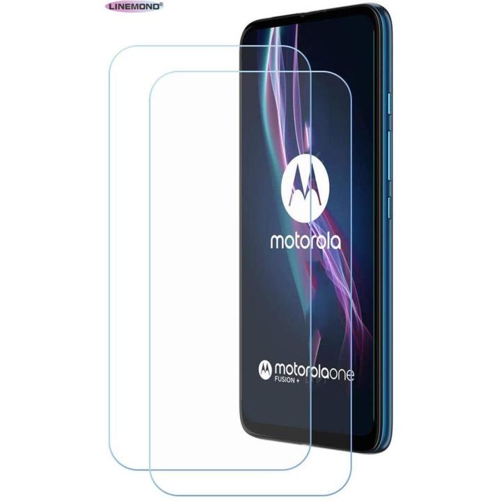 (2-Pack) Screen Protector for Motorola One Fusion Plus, Anti Scratch 9H Hardness Protective Film Premium HD Clarity Tempered Glass Friendly Designed for Motorola One Fusion Plus (6.5#34;)