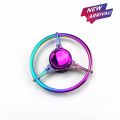 Eiffel Towers Rainbow Metal Fidget Spinner. 
