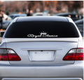 Royal Stance WHITE Decal Car Sticker Crown JDM Vinyl Auto Front Windshield Window Tuning Car Styling. 