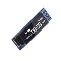 I2C OLED Display Module 0.91 Inch I2C SSD1306 OLED Display Module blue or white I2C OLED Screen Driver DC 3.3V~5V for Arduino. 