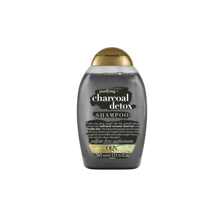 OGX Purifying Charcoal Detox Shampoo, 385 ml
