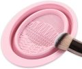 Makeup Brush Cleaning bowl, Silicone Makeup Brush Cleaning Mat, Cosmetic Brush Cleaner, Foldable Brush Cleaning Pad, Suitable for Makeup Brush, Makeup Sponge, Powder Puff. 
