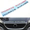 Morris Garages MG Words Alphabet Letters Bonnet / Hood Logo / Emblem Chrome. 