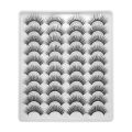 20 Pairs 3D Chemical Fiber Lashes Natural False Eyelashes. 