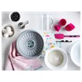 IKEA GUBBRÖRA Rubber spatula 25 CM, Plastic handle & Silicone rubber blade, white for cake decoration for BBQ – Large Size Lifestyle. 