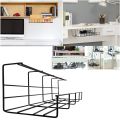 Power Supply Computer TV Wire Cable Management Under Shelf Power Supply Storage Cabinet Desk Tray Space Saving Organizer. 