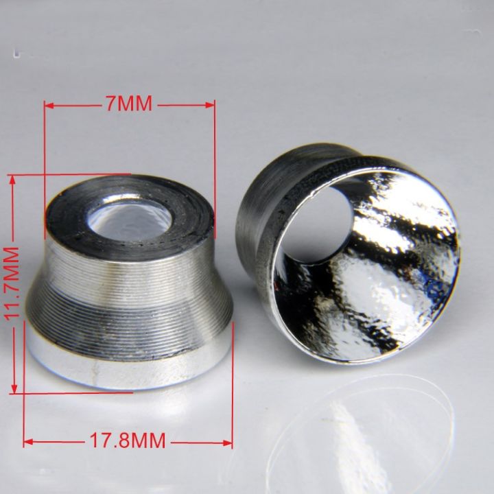 Replacement Aluminum Reflector Cup For Cree Xre R2 R3 R5 Q5 T6 U2 L2 Led Flashlight Diy Lamp Stainless Steel