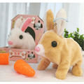 1pc Electronic Plush Rabbit Toys Robot Bunny Walking Jumping Running Animal Shake Ears Cute Electric Pet for Kids Birthday Gifts. 