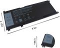 New Laptop Notebook 4 Cell  Battery For   DE Latitude 3480  Series    Type    33YDH   (15.2V  3500mAh   56Wh). 
