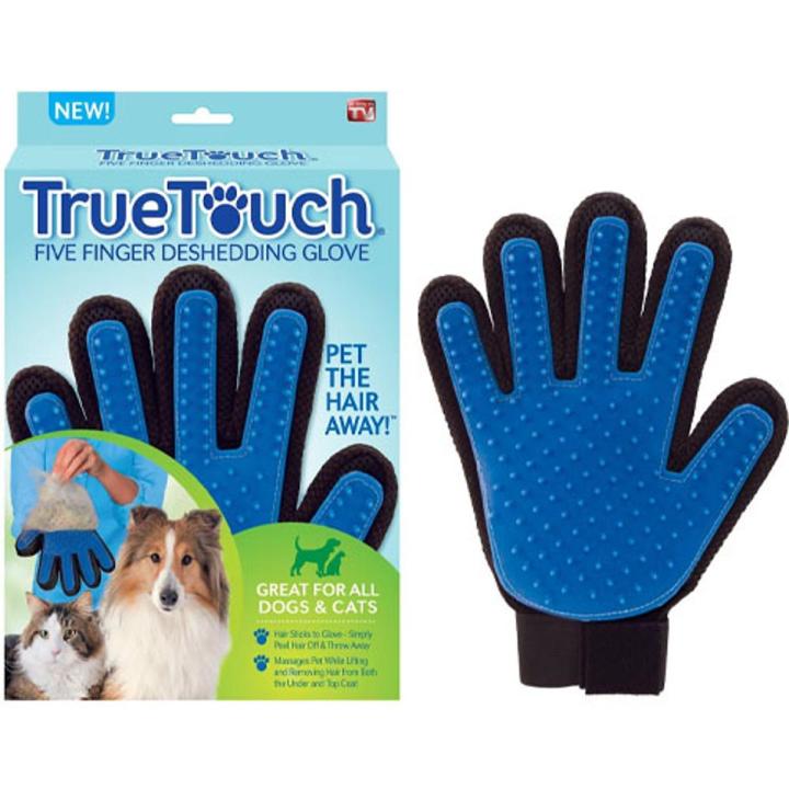 True Touch Five Finger Pet Deshedding Glove in pakistan