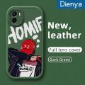 dienya For VIVO Y15s Y15a Case Fashion Tide Brand Boy Thin Leather Soft Full Lens Back Cover Camera Protect Cases Shockproof Casing. 