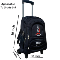 "Trolley Bag for Boys & Girls – Kids School & Travel Bag for Class 1 to 8 – Durable, High-Quality with Smooth Wheels". 