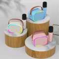 Portable Karaoke Speaker Set Colorful Lights Wireless Karaoke Machine with Microphone Bluetooth-Compatible MP3 Music Player. 