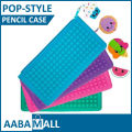 Silicone Pencil Box - PINK. 