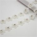 Fine Beaded And Diamond Connected Lace DIY Women's Child Headdress Bracelet Necklace Shiny Making Gift Box Multipurpose Ribbon. 