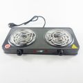 Electric Stove (Double) for cooking, Hot Plate heat up in just 2 mins, Easy to clean, 2000W, Automatic.. 