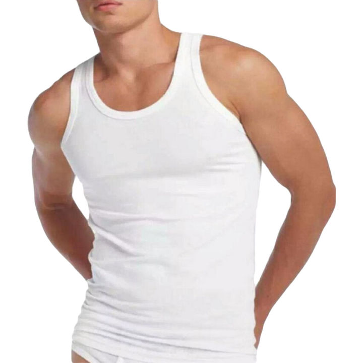 White men undershirt/ bunyan