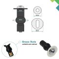 Toilet Seat Screws,Universal Expanding Rubber Screw Top Fixing Hinges Fitting WC Blind Hole Plastic Washers Nut. 