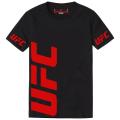 UFC Official Logo Side Bottom Customize Digital Print T Shirt. 