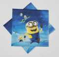 MINIONS THEME NAPKINS PACK OF 20 MINIONS PARTY TABLEWARE NAPKINS. 