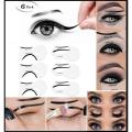 Stencils For Perfect Cat Eyeliner And Smoky Eyes - 6 Pcs. 