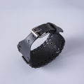 Viking Bracelet Punk Celtic Wolf Head Leather Bracelets For Men Jewelry. 