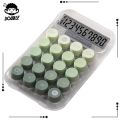 Creative Kawaii Cute Retro Transparent Mechanical Gradient Keys Desk Calculator Antiskid Bottom for Daily and Basic Office Home School. 