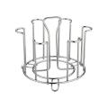 Decorative Stainless Steel Glass Holder for Kitchen Dining Table (6 Glass Stand). 