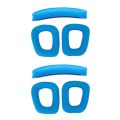 Blau Ersatz Stirnband Pads Ohrpolster fuer Logitech G430 G930. 