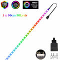 WS2812B RGB LED Strip 5V 3 Pin Addressable LED Headers PC for ASUS AURA SYNC , MSI Mystic Light Sync , GIGABYTE RGB Fusion 2.0. 