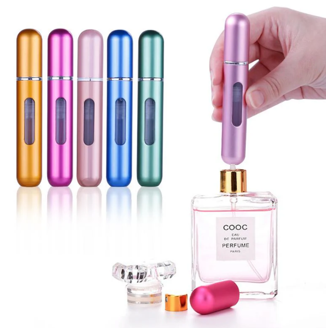 Perfume Refill Bottle PORTABLE MINI REFILLABLE PERFUME ATOMIZER BOTTLE ATOMIZER PERFUME BOTTLE REFILLABLE PERFUME SPRAY SCENT PUMP CASE