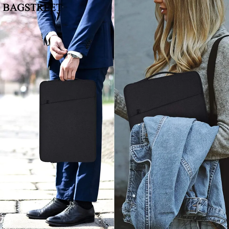 DOMISO 17 inch Laptop Sleeve Shoulder Bag Shockproof Computer Bag Wa