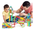 118Pcs Magnetic sticks, ball, blocks and many more , Happy World. 